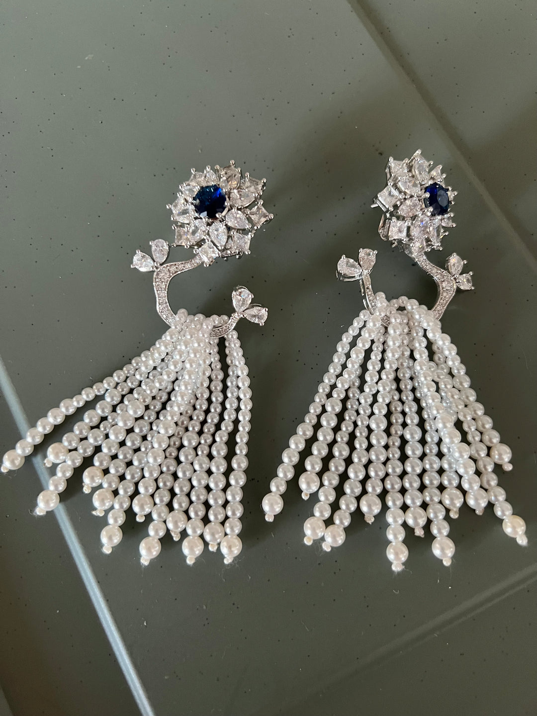 Beautiful Pearl and CZ Earrings - Premium Quality, Exquisite Craftsmanship