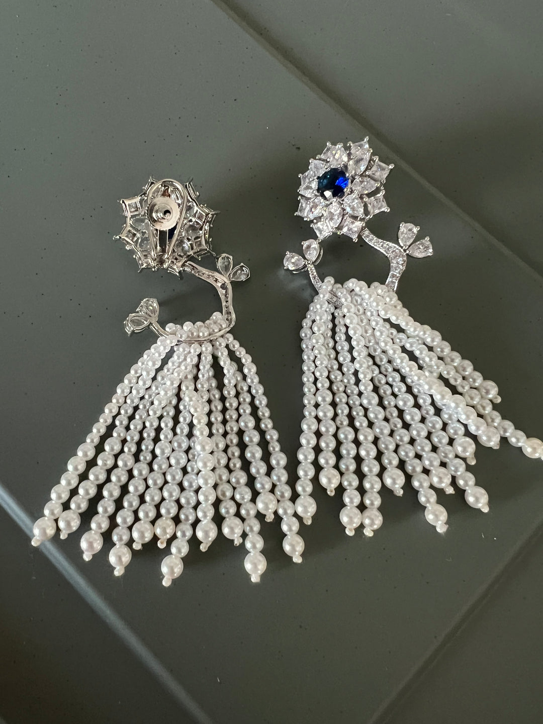 Beautiful Pearl and CZ Earrings - Premium Quality, Exquisite Craftsmanship