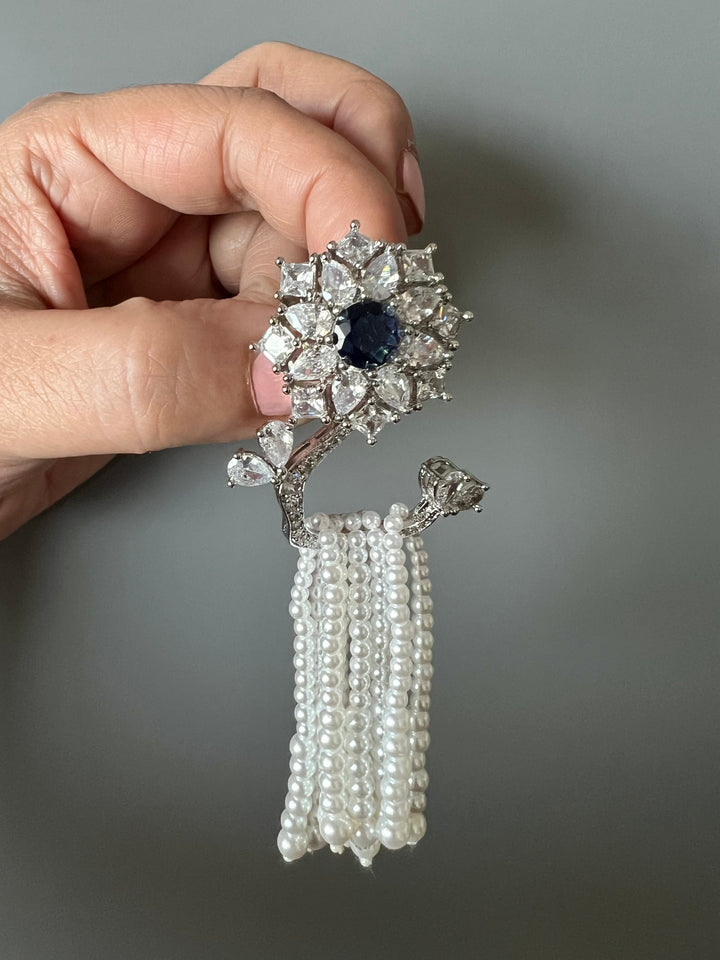 Beautiful Pearl and CZ Earrings - Premium Quality, Exquisite Craftsmanship