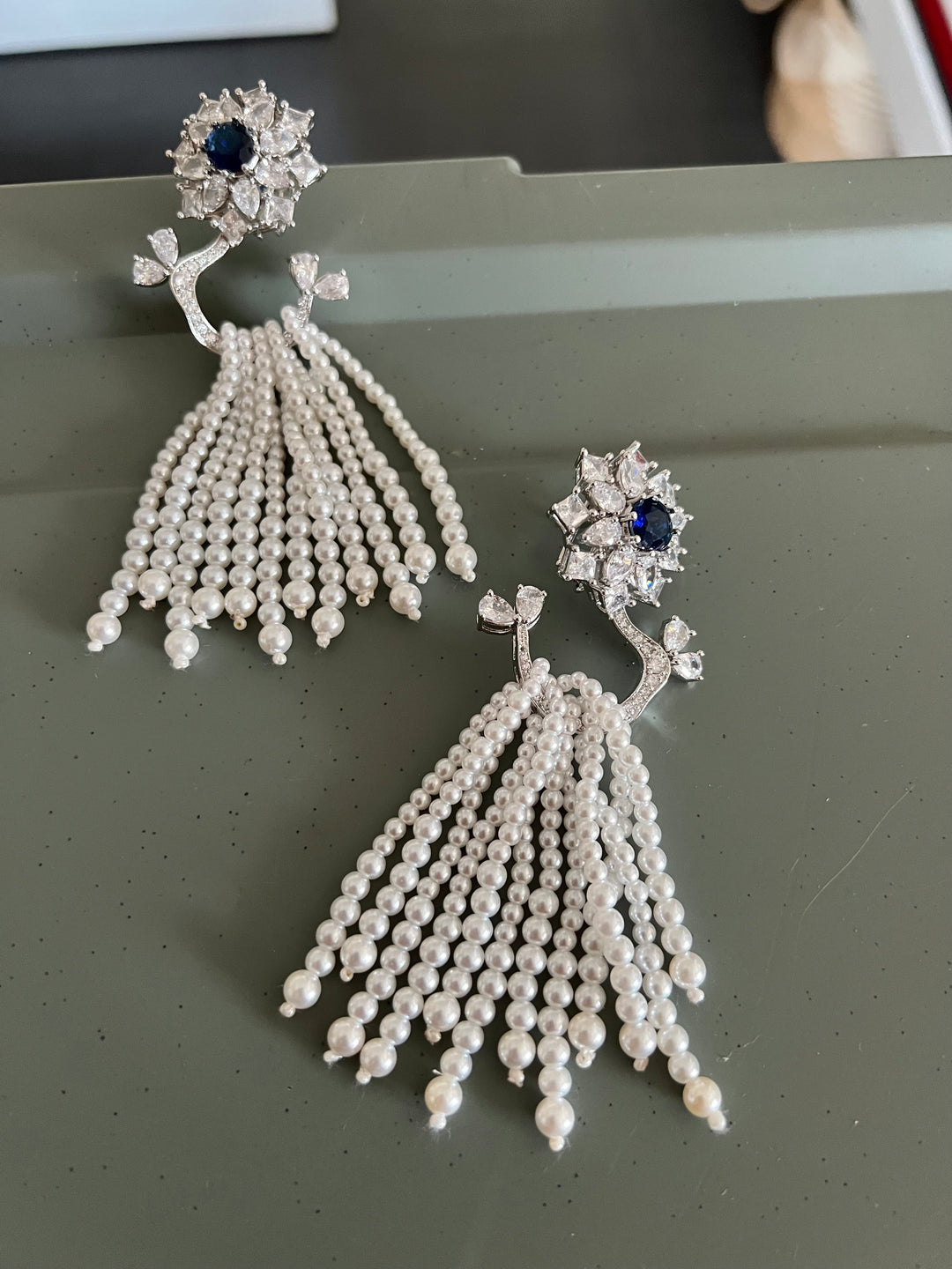 Beautiful Pearl and CZ Earrings - Premium Quality, Exquisite Craftsmanship