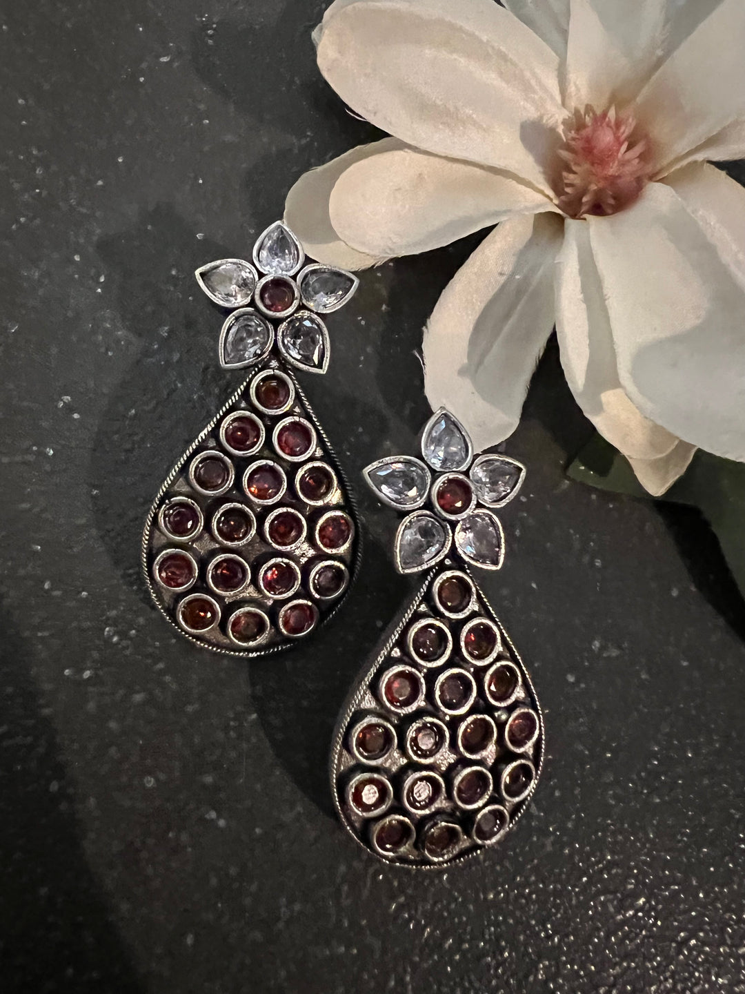 Antique Stone Earrings