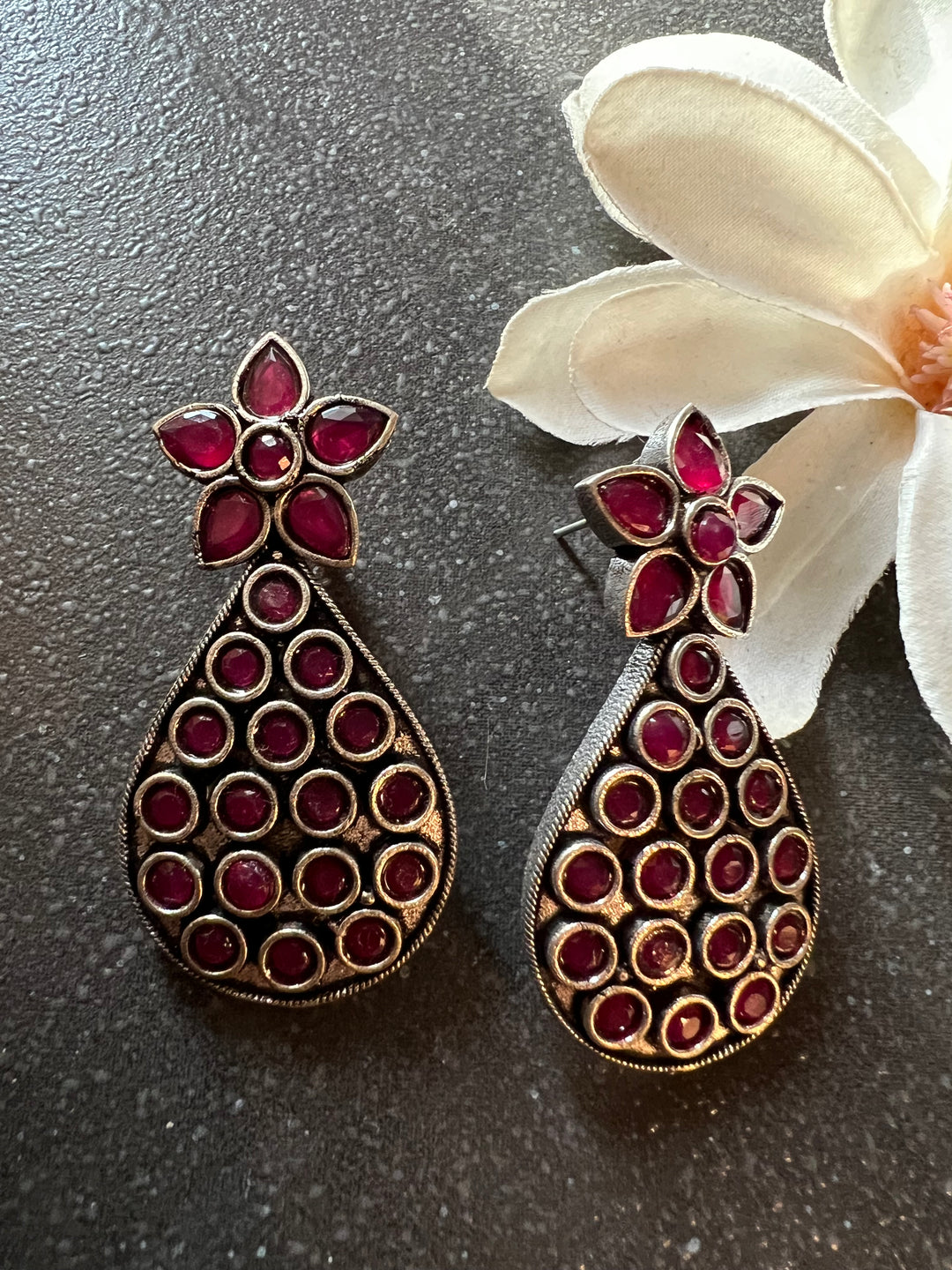 Antique Stone Earrings