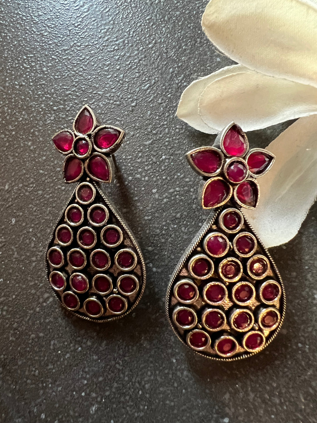 Antique Stone Earrings