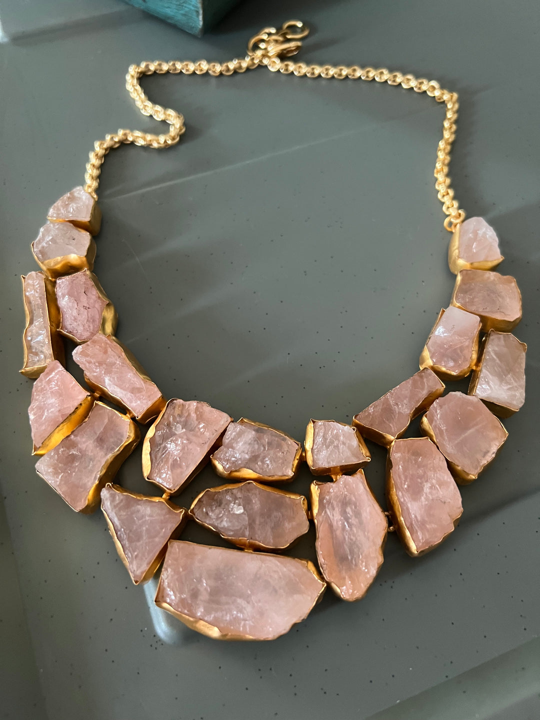 Exquisite Natural Rose Quartz Necklace - Premium Quality Craftsmanship