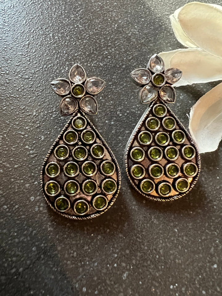 Antique Stone Earrings