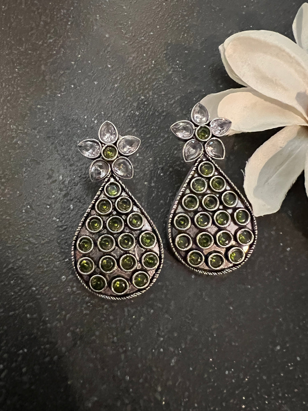 Antique Stone Earrings