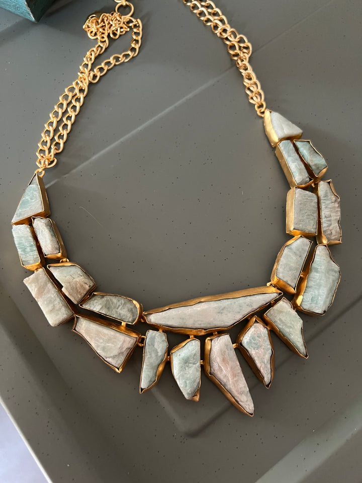 Exquisite Natural Amazonite Necklace - Premium Quality Craftsmanship