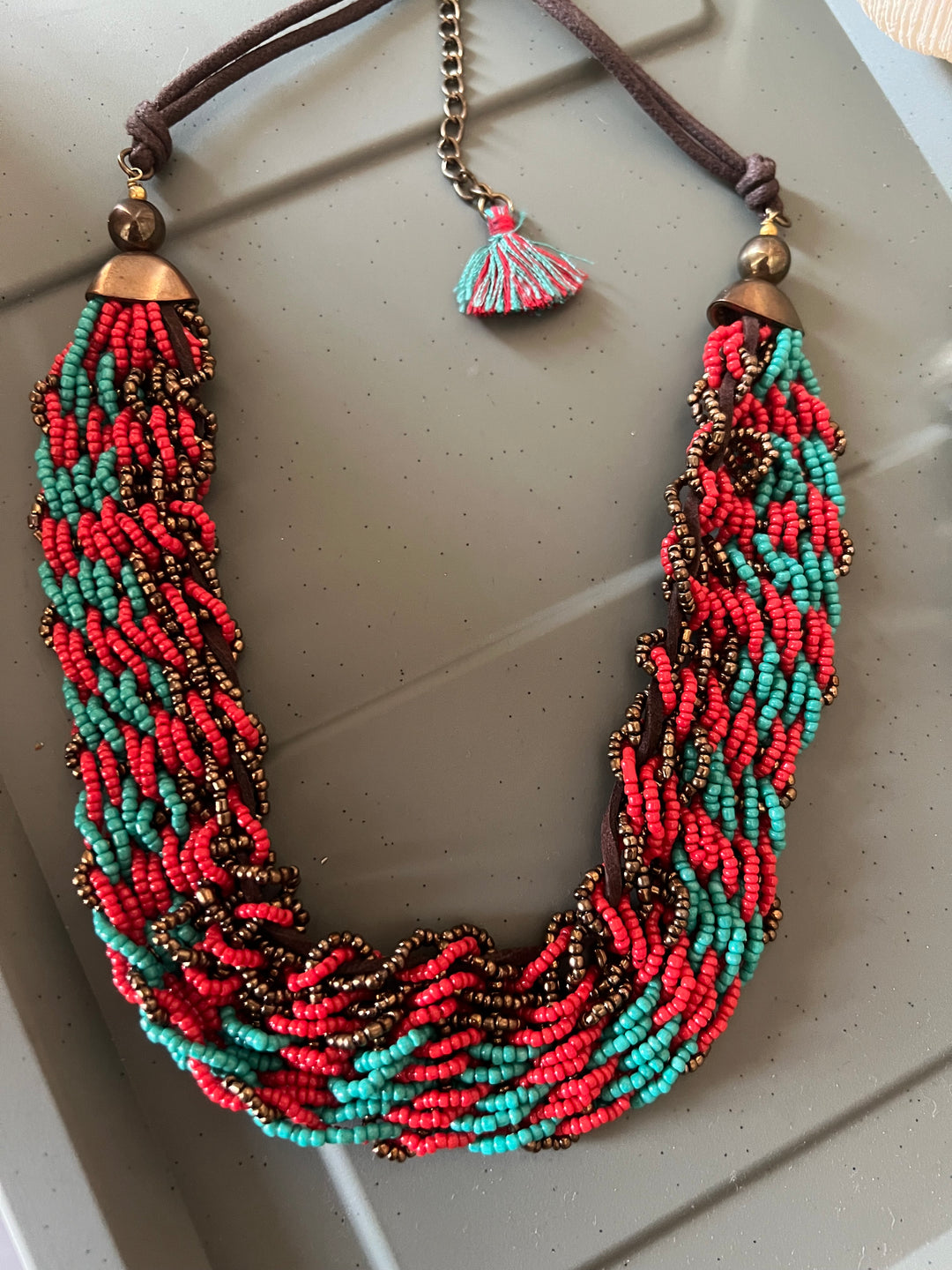 Statement Beads Necklace | SHIVKA | Bold and Elegant Jewelry