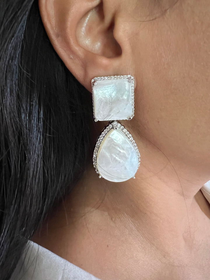 MOP Earrings/ Premium Quality