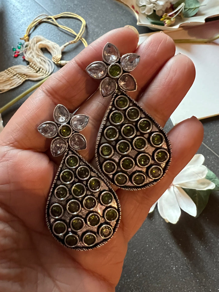 Antique Stone Earrings