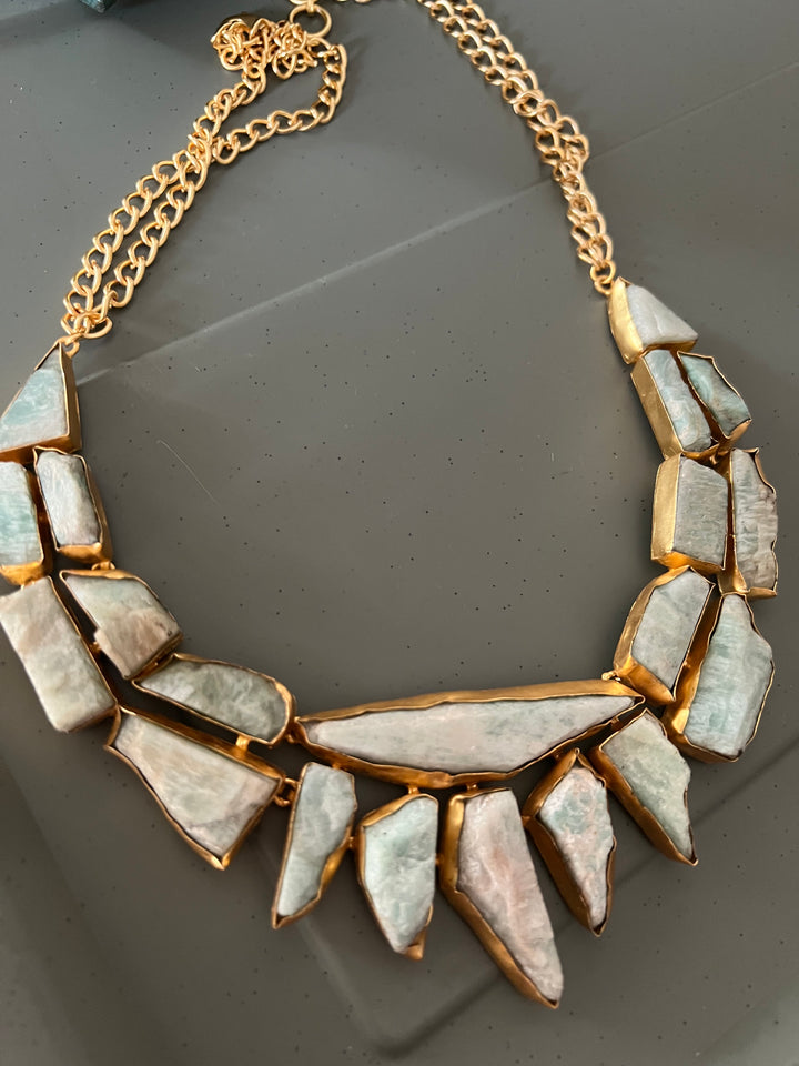 Exquisite Natural Amazonite Necklace - Premium Quality Craftsmanship