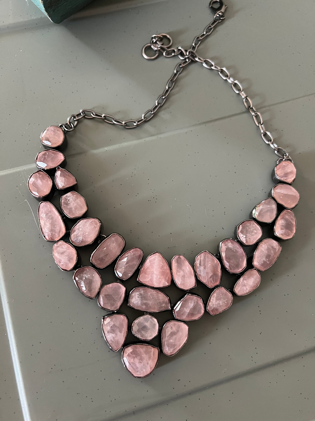 Exquisite Natural Rose Quartz Necklace - Premium Quality Craftsmanship