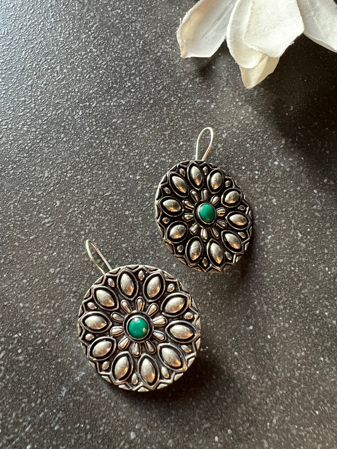 Stone earrings