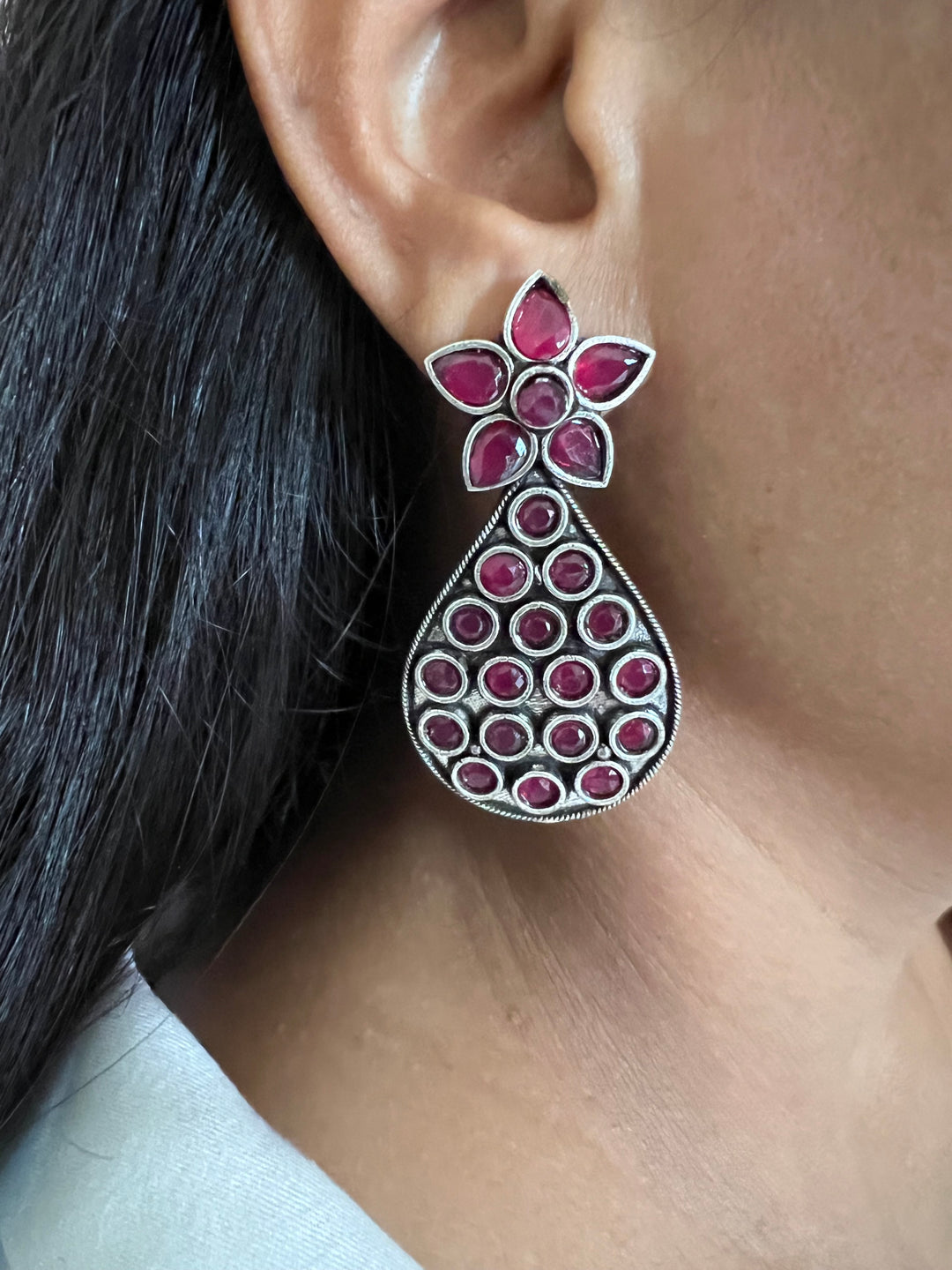 Antique Stone Earrings