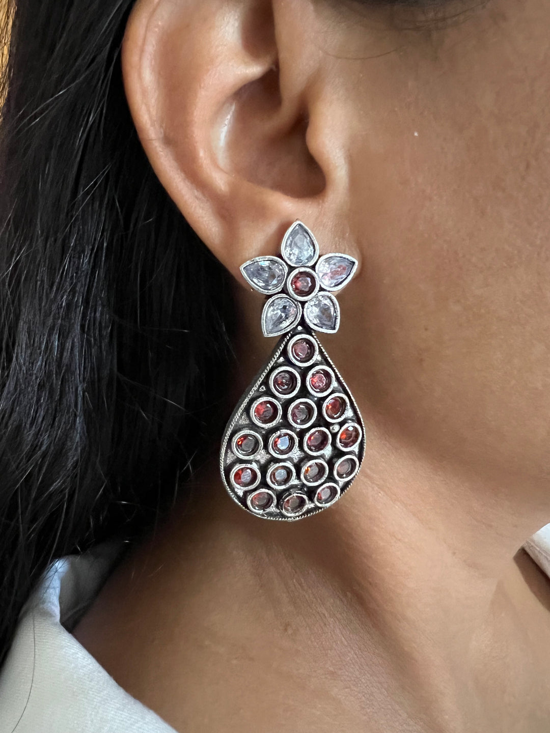 Antique Stone Earrings