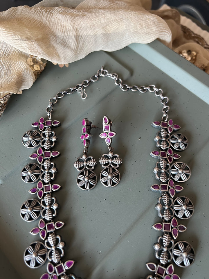 Antique Oxidized Necklace Set | Stunning Statement Jewelry