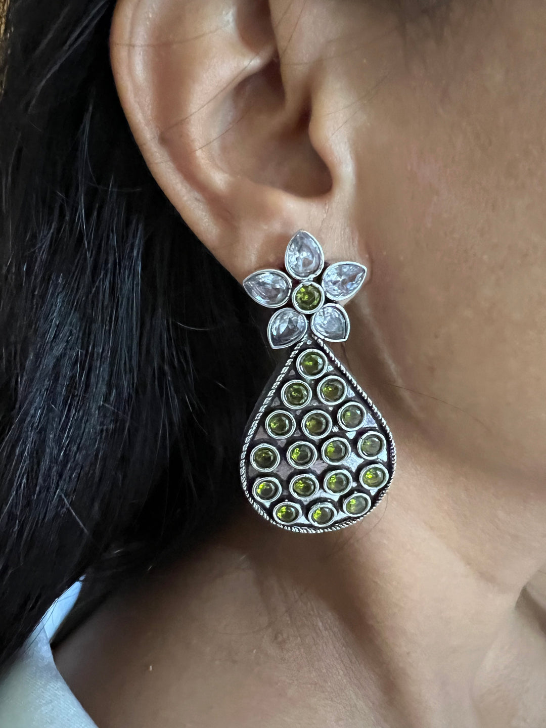 Antique Stone Earrings