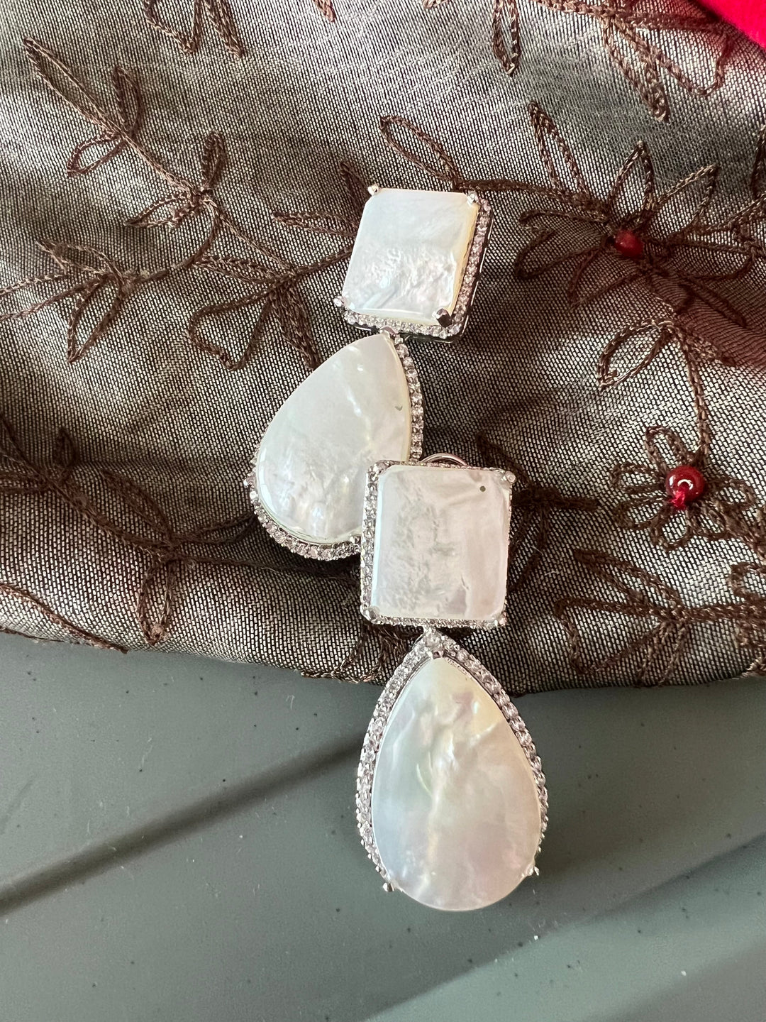 MOP Earrings/ Premium Quality