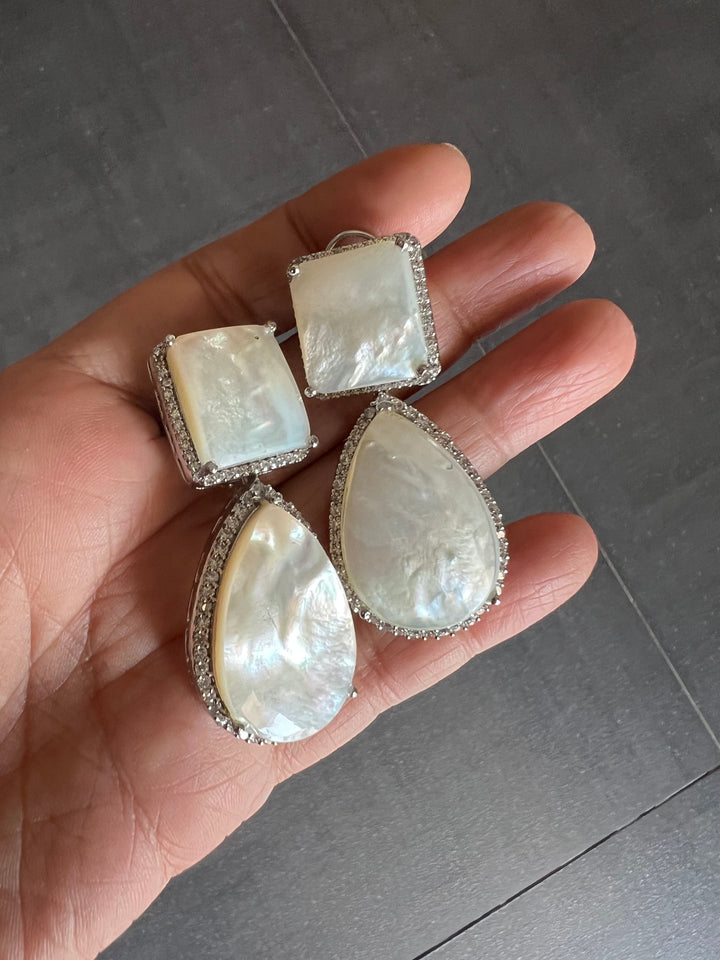 MOP Earrings/ Premium Quality