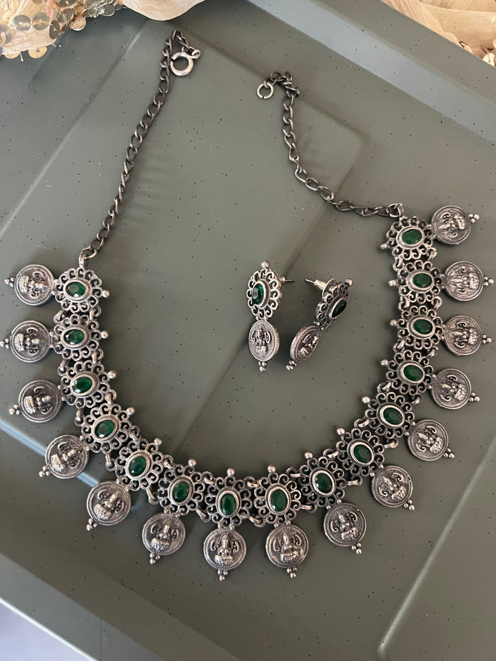 Antique Oxidized Necklace Set | Stunning Statement Jewelry