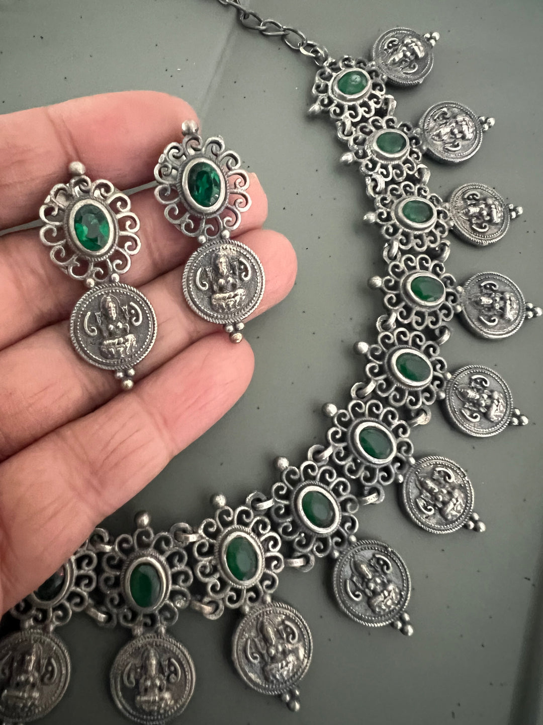 Antique Oxidized Necklace Set | Stunning Statement Jewelry