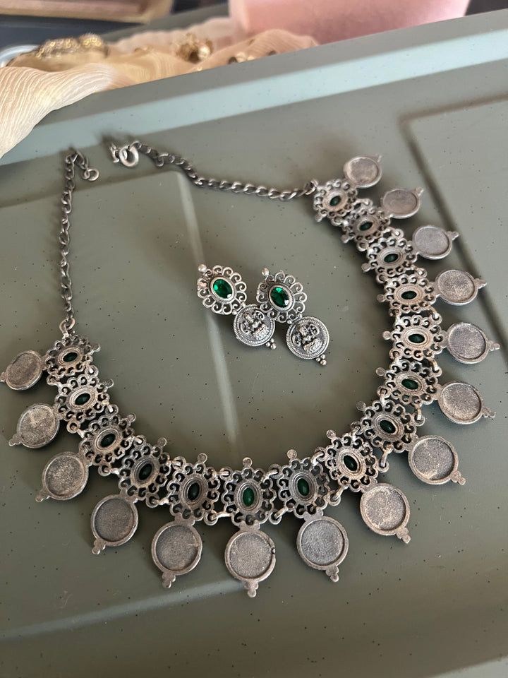 Antique Oxidized Necklace Set | Stunning Statement Jewelry