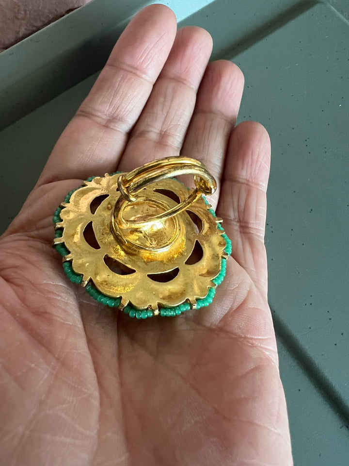 Exclusive Patchi Kundan Ring | Statement Jewelry by SHIVKA