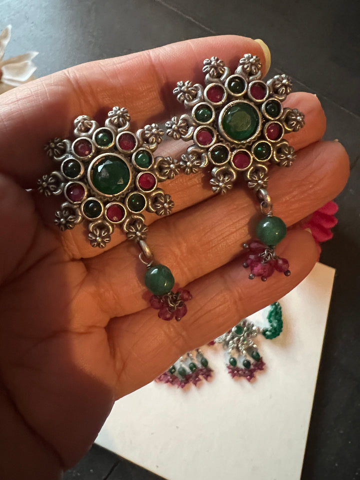 Vintage Artistic Choker with Statement Earrings