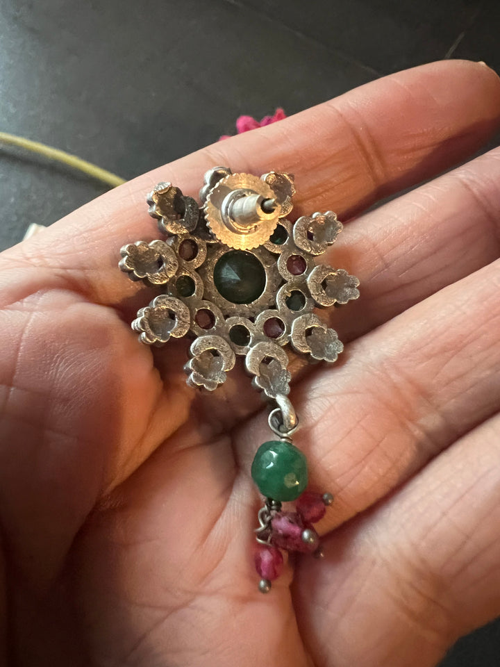 Vintage Artistic Choker with Statement Earrings