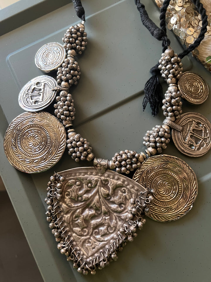 Hand painted Ghungroo Necklace | Festive Elegance by SHIVKA