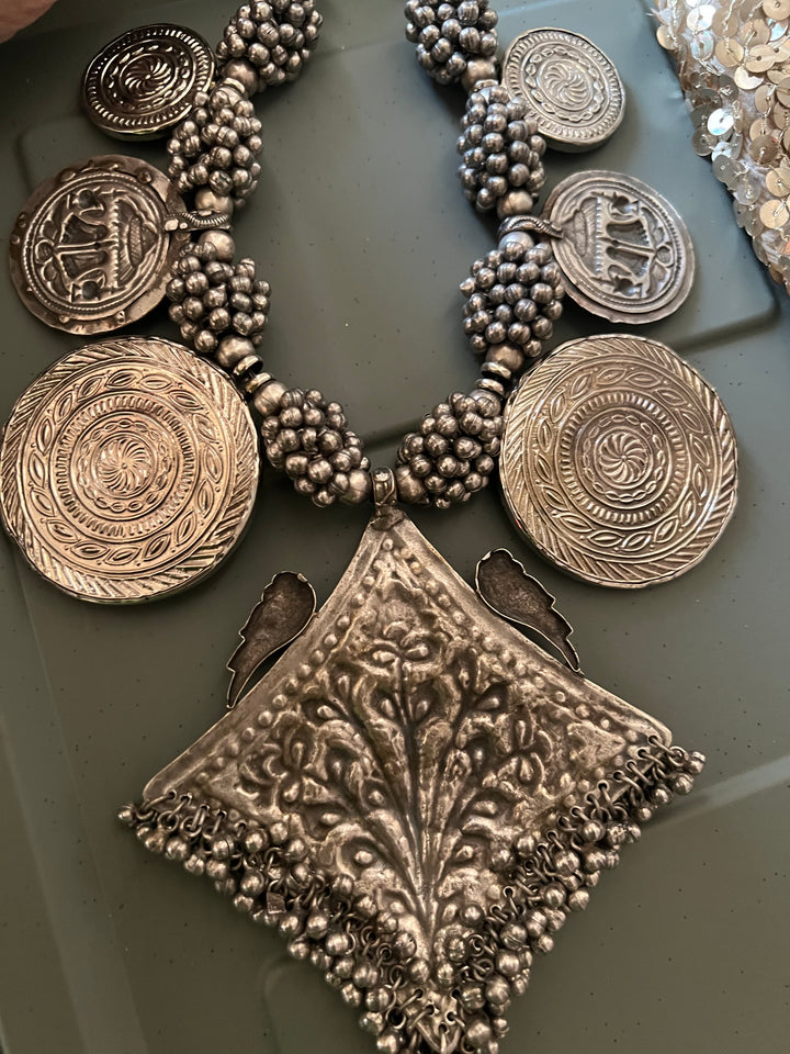 Hand painted Ghungroo Necklace | Festive Elegance by SHIVKA