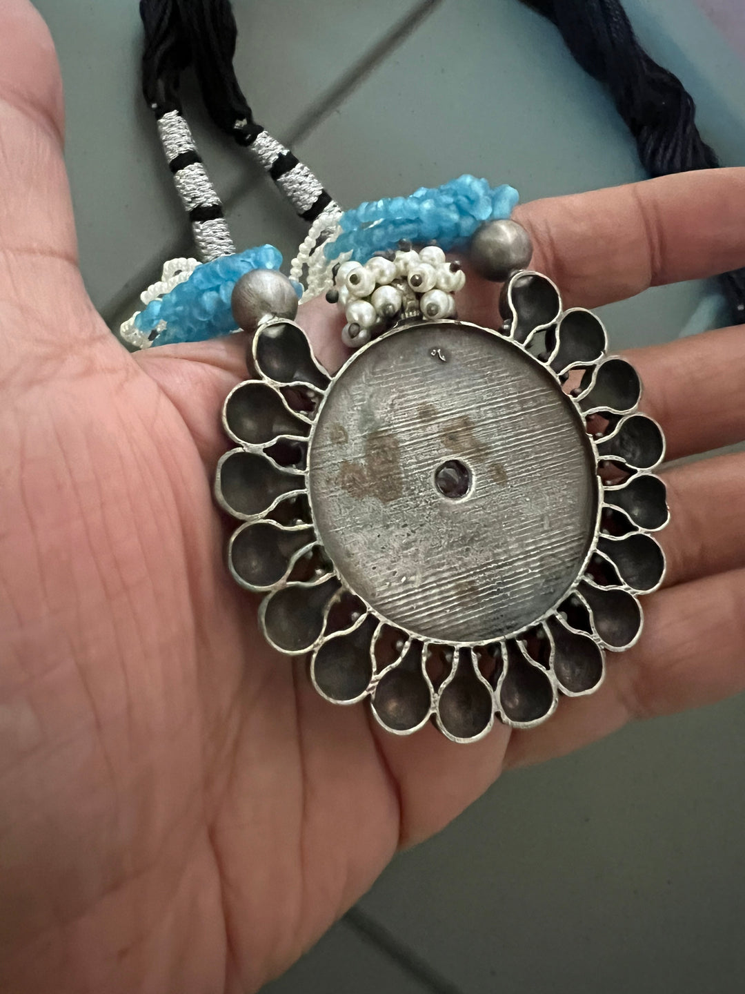 Antique Beaded Choker Necklace | Festive Elegance