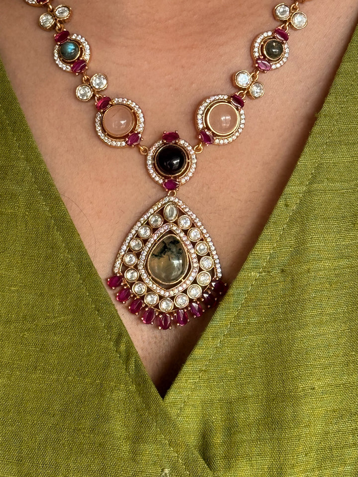 SHIVKA Natural Stone Set