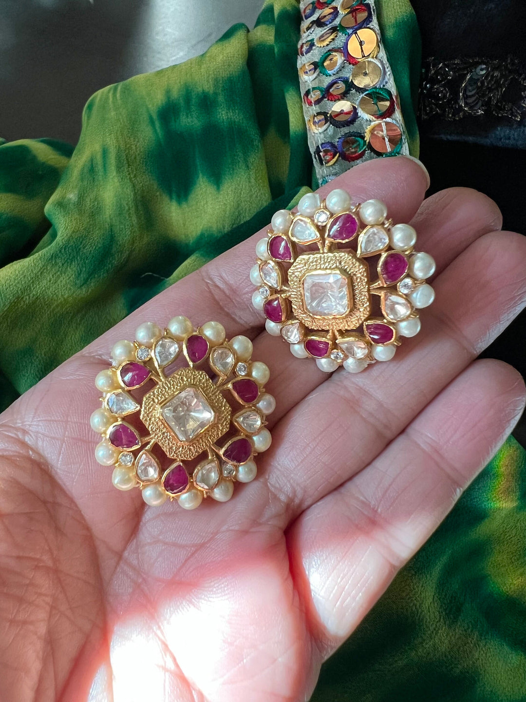 Pure 925 Silver Stud Earrings