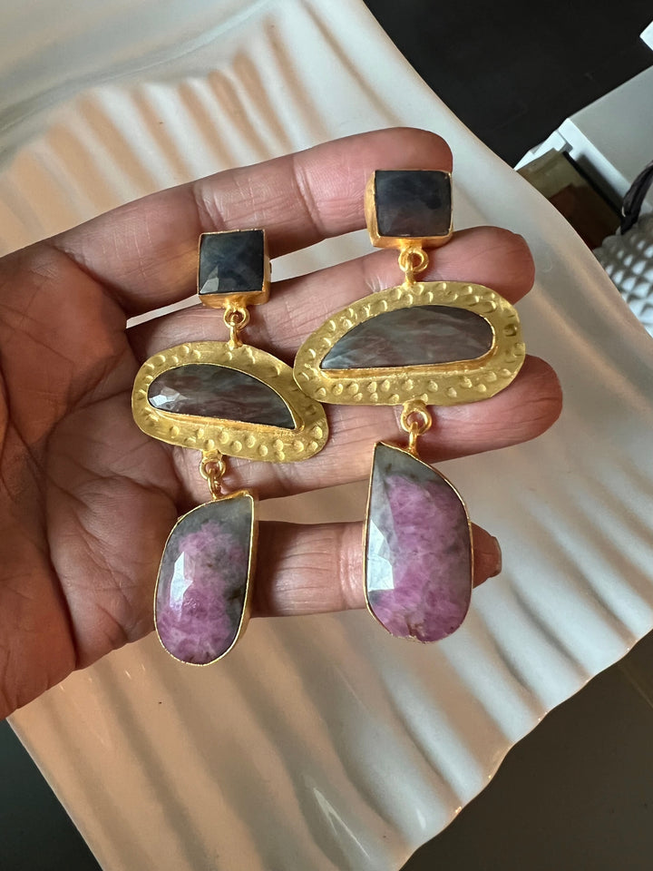 Multi Sapphire Earrings - Premium Quality, Exquisite Craftsmanship