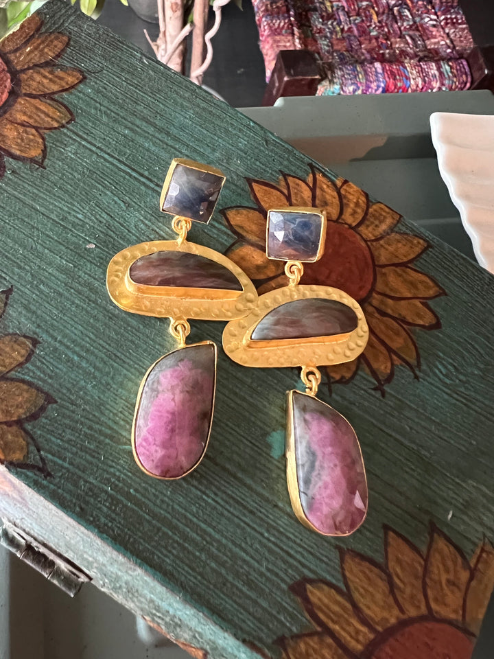 Multi Sapphire Earrings - Premium Quality, Exquisite Craftsmanship