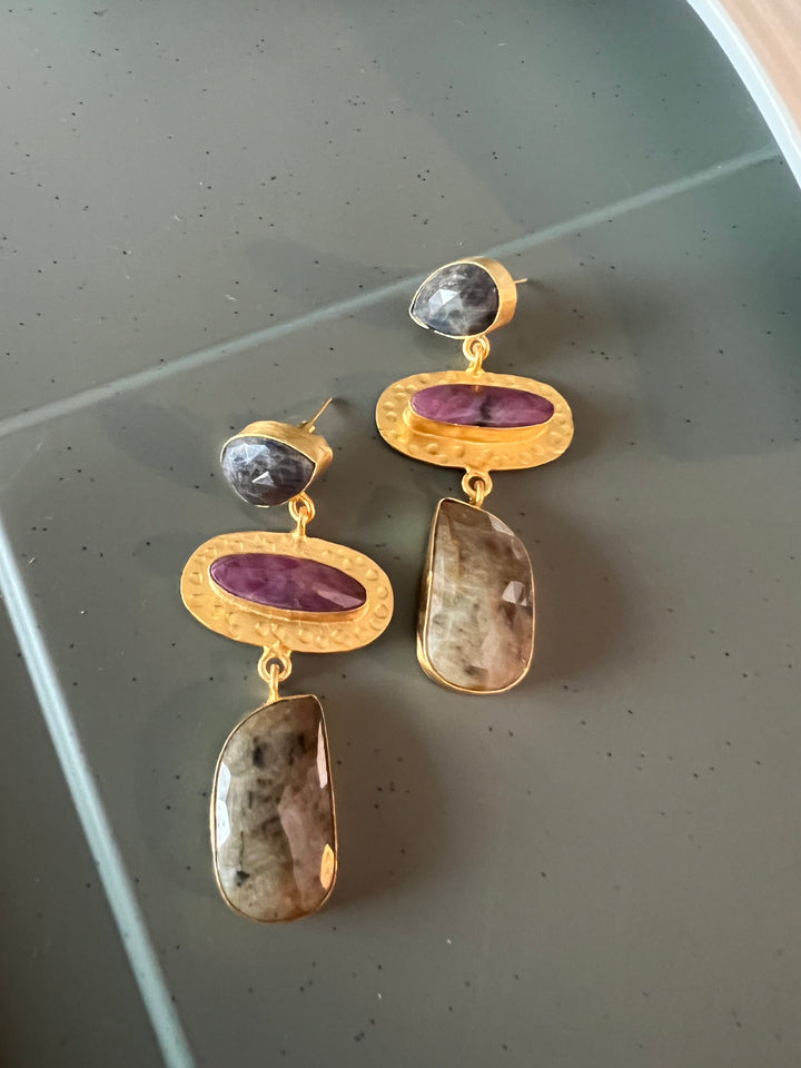 Multi Sapphire Earrings - Premium Quality, Exquisite Craftsmanship