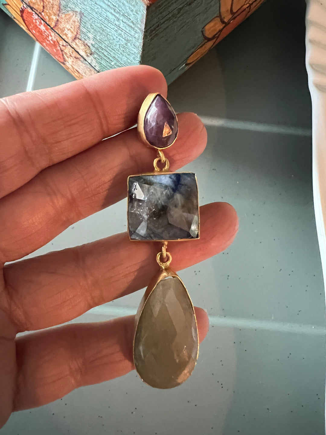 Multi Sapphire Earrings - Premium Quality, Exquisite Craftsmanship