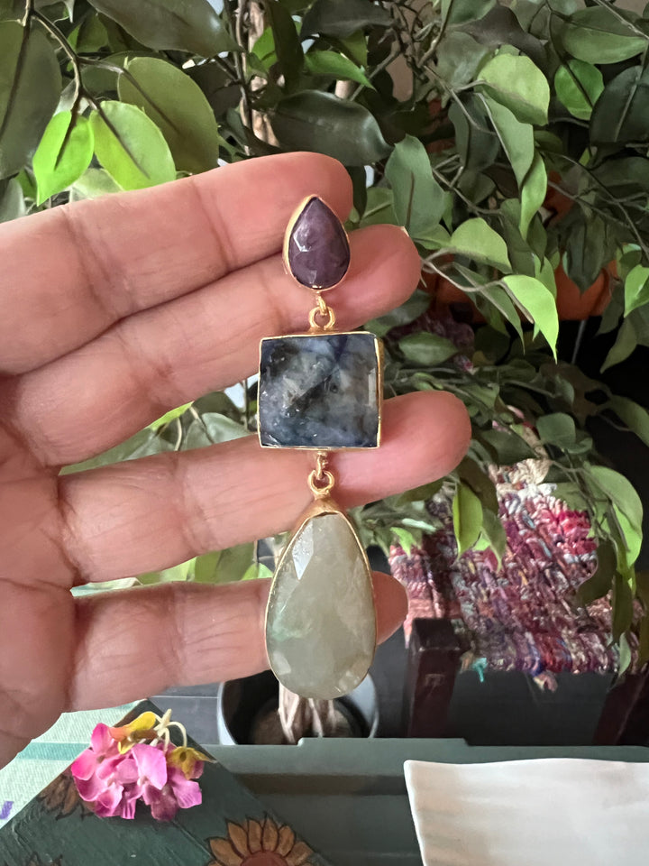 Multi Sapphire Earrings - Premium Quality, Exquisite Craftsmanship