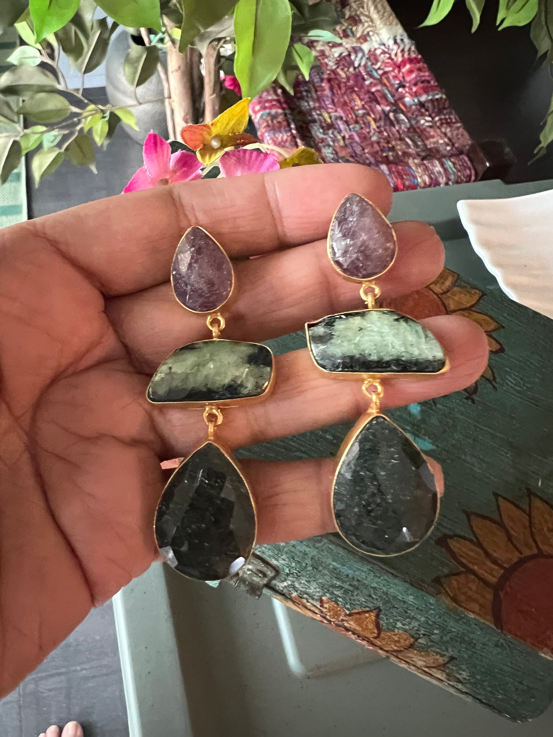 Multi Sapphire Earrings - Premium Quality, Exquisite Craftsmanship