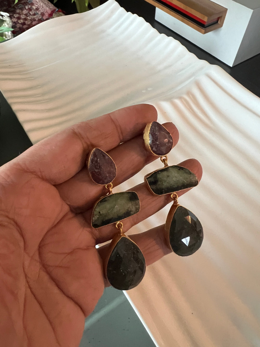 Multi Sapphire Earrings - Premium Quality, Exquisite Craftsmanship