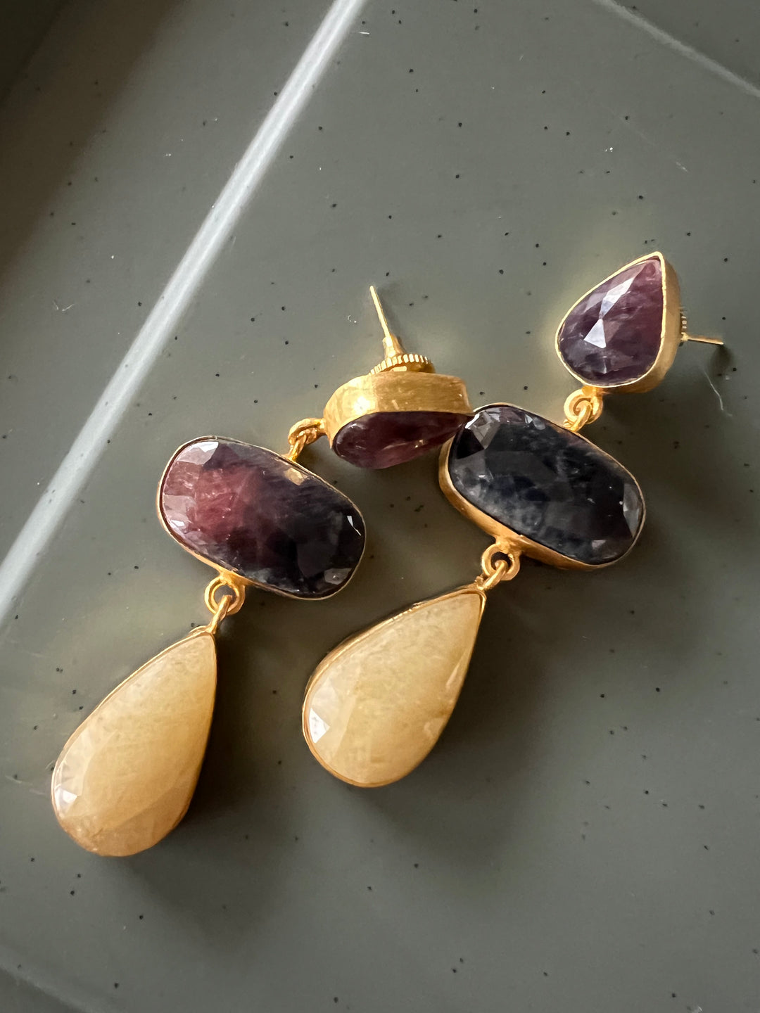 Multi Sapphire Earrings - Premium Quality, Exquisite Craftsmanship