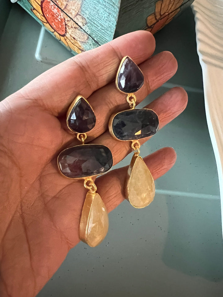 Multi Sapphire Earrings - Premium Quality, Exquisite Craftsmanship