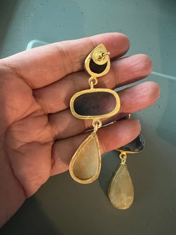 Multi Sapphire Earrings - Premium Quality, Exquisite Craftsmanship