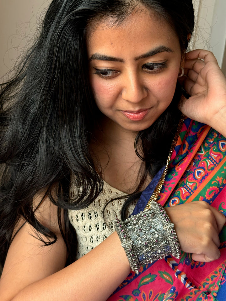 925 Silver Kada | SHIVKA Statement Jewelry