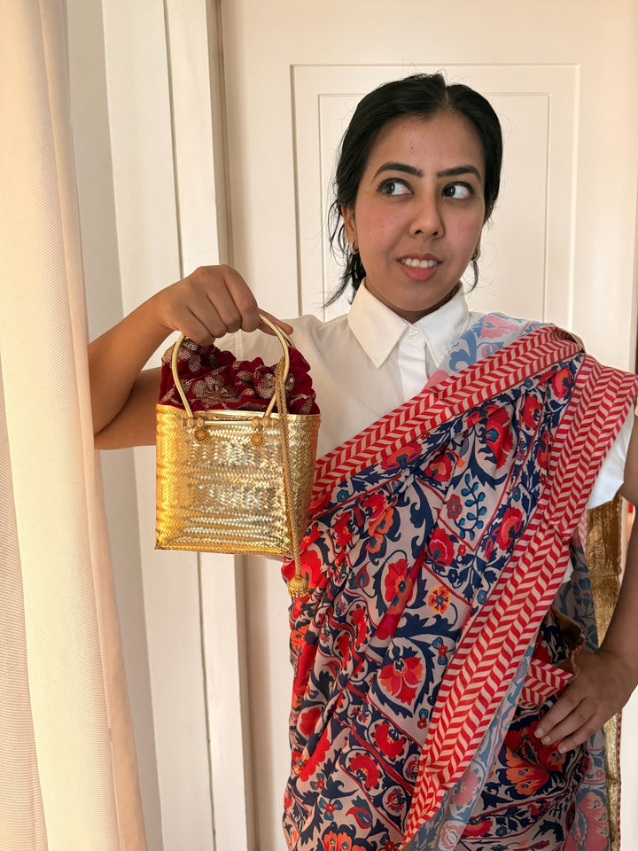 One of a Kind 925 Silver Purse Bag | SHIVKA