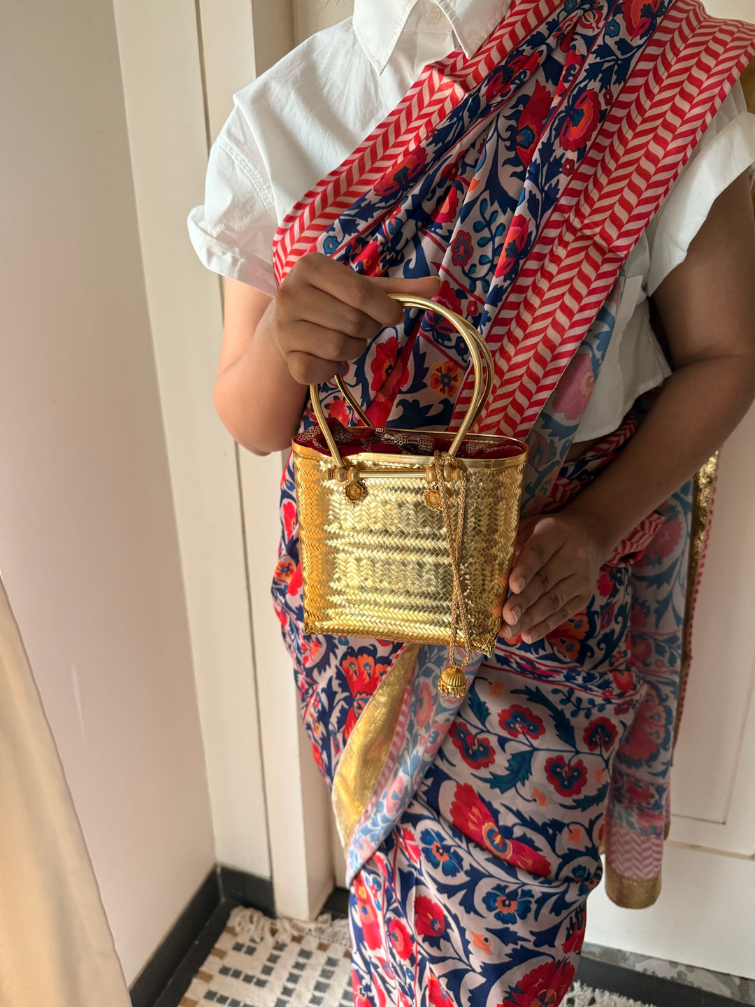 One of a Kind 925 Silver Purse Bag | SHIVKA