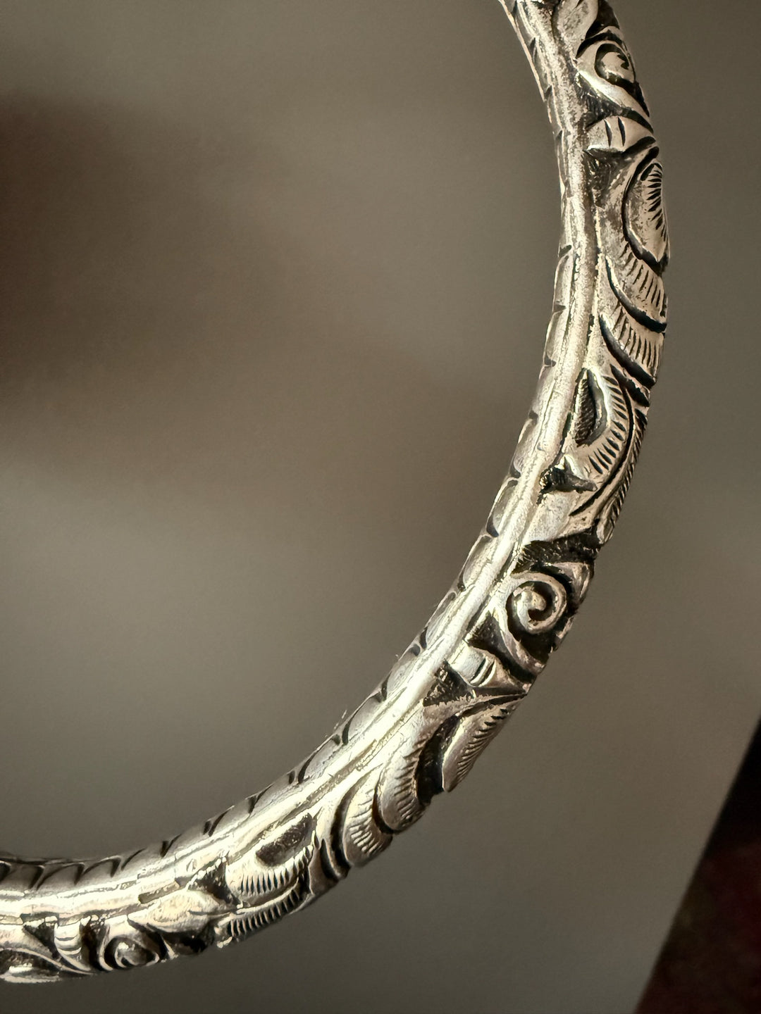 Tribal 925 Silver Hasli Necklace | SHIVKA Boho Jewelry