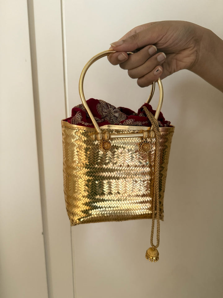 One of a Kind 925 Silver Purse Bag | SHIVKA