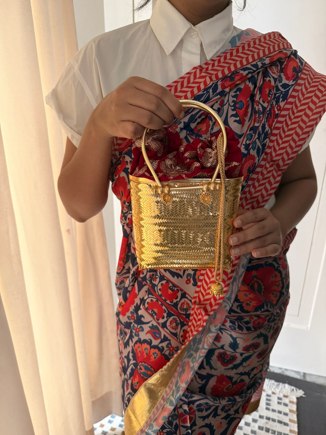 One of a Kind 925 Silver Purse Bag | SHIVKA